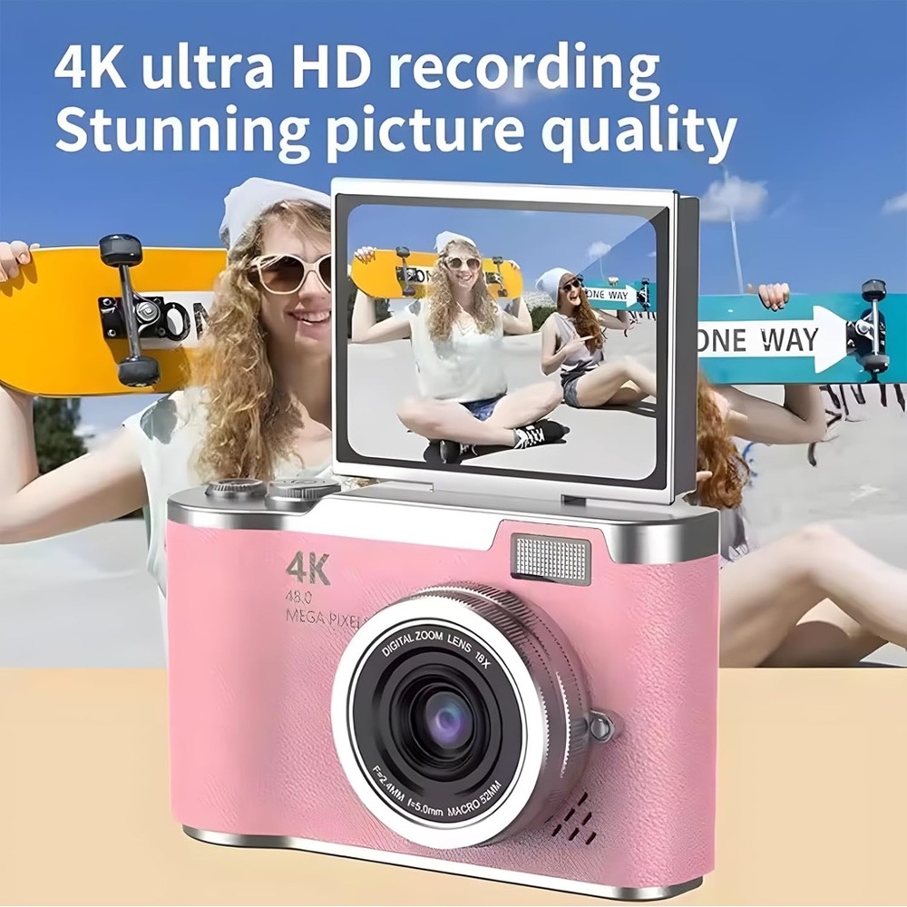 📸 4K Digital Camera – Perfect for Beginners & Content Creators